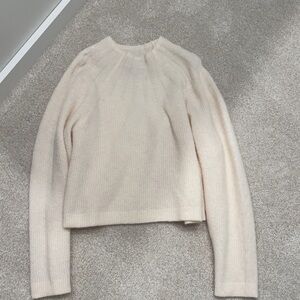 & other stories, Alpaca wool Elegant Cream Women's Sweater